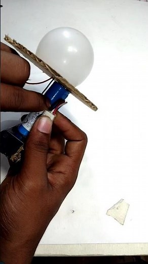 DIY Electric Mini Light Using Cardboard | Amazing Science Project at Home!