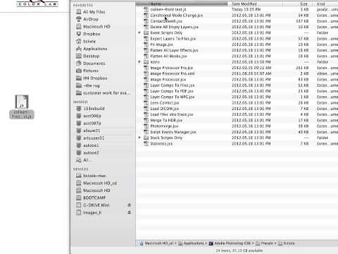 How to Load a Script into Photoshop