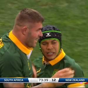 There is simply no stopping Malcolm Marx this close to the tryline 🦏 #Springboks #ForeverGreenForeverGold #2024recap | Springboks