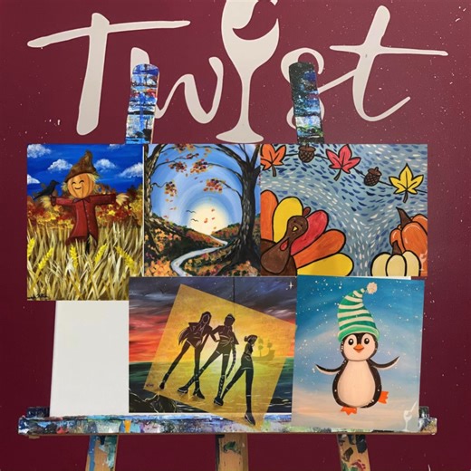 Come paint what we have on "the Easel" this week at Painting With a Twist Waco. Visit our website to reserve your spot early. Times and prices vary. www.paintingwithatwist.com/waco | Painting with a Twist