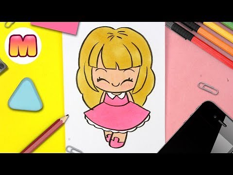 HOW TO DRAW A KAWAII GIRL 💖 Easy kawaii drawings 💖 how to draw kawaii people