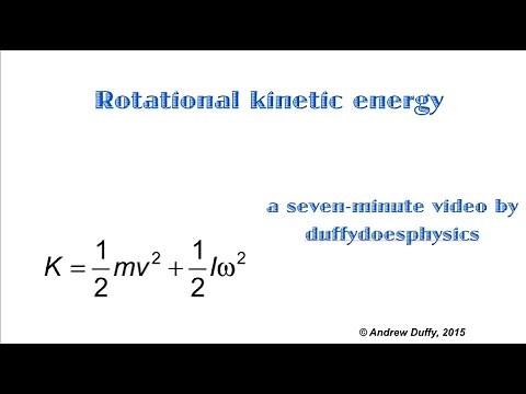 Rotational kinetic energy