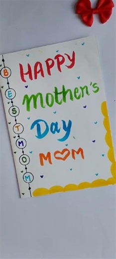 Mother's day card 💐✨ #shorts #mothersday #art #card #cardmaking #viral #papercraft