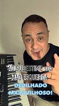 O SEGREDO para um DEDILHADO PERFEITO com a MÃO ESQUERDA! #tecladistagospel #auladeteclado