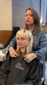 Lulu on Instagram: "consultation and result 💛 for @juliettecapulet__ 🖤 styled using @kevinmurphy.prouk 💝 at @sta__studios 🧡 #lulurichards #mullet #altgirl #wolfcut #razorcut"