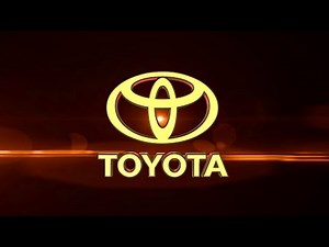 TOYOTA 4K Golden Animated Logo Reveal | Premium Branding Intro