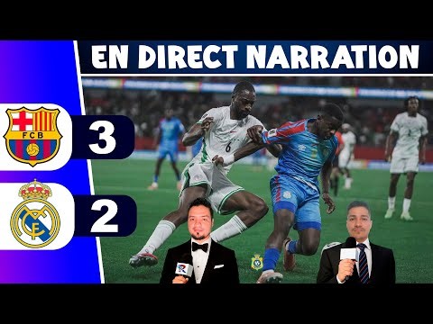 🔴Barcelone 3 - 2 Real Madrid Supercoupe d'Europe Fin - commentaire Marqueur Simulation Game 2026