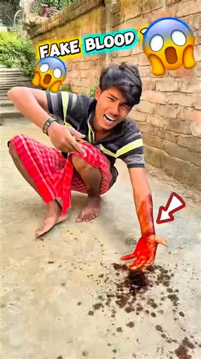 How To Make Fake Blood ?? 😱 #shorts #ytshorts #viral