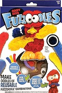 Ideal Fuzzoodles Goofy Guys Plush