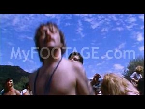 1960s Hippies Dancing at Festival