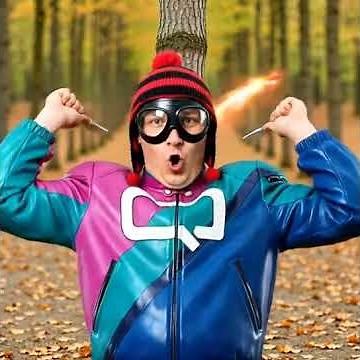 Turbodymomen zawstydził wojownika ninja :) #śmieszne#turbodymomen