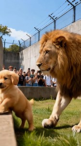 2M views · 30K reactions | Lion Cuddles With Puppy In Viral Bronx Zoo Moment! #lion #puppy #zoo | Paul Vu Tv | Facebook