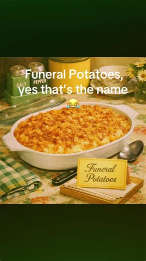 Creamy, cheesy and totally retro! #RetroBites #vintagerecipes #foodtok #nostalgic #funeralpotatoes