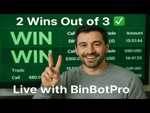 2 Out of 3 Trades Won Live 💸 BinBotPro Did It Again!
