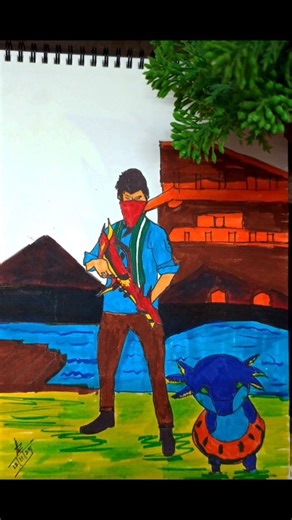 Freefire drawing tips that boost your skills#Shorts, #FreefireArt#drawing #ArtTips, #GamingArt,