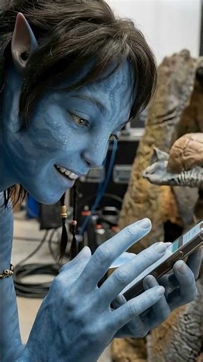 Behind the scenes with the Na'vi 🤩#avatarfireandash #avatar #aivideos