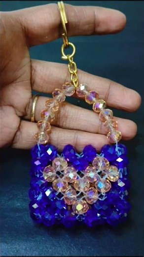 Mini Beaded Bag Keychain ✨ Cute Handmade Accessory