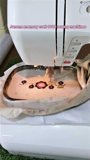 janome 9000 memory craft sewing machine #embroidery machines #viral #foryou #sell