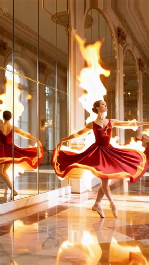 The Ballerina Who Danced with Fire 🔥✨
