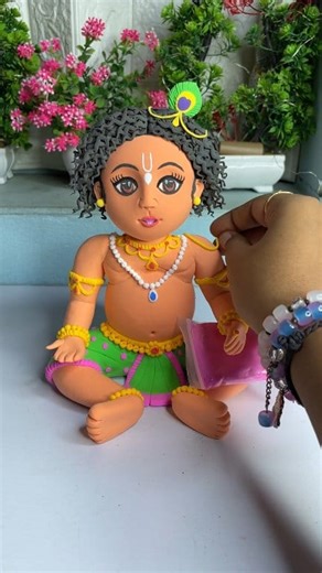 138K views · 3.3K reactions | DIY how to make Bal Gopal idol with clay #diy #clayart #crafts #diycrafts #claysculpture #balgopal #idol #idolmaking #reels #reelschallenge #foryouシ | Creative Ideas by Shefu | Facebook