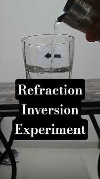 Refraction Inversion Experiment: Class 10th Science Experiment| Mind Blowing 12th Physics Experiment