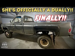 Finally Installing Some Fiberglass Dually Fenders (A TERRIFYING Task!)