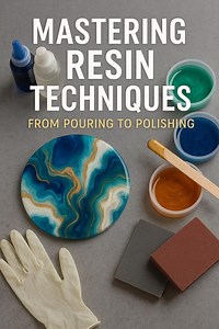 Epoxy Resin Art Guide | Pouring & Geode Techniques (PDF Pattern) - Etsy