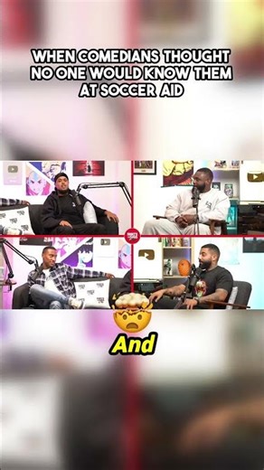 When comedians think they're just ordinary guys! 😂⚽️
