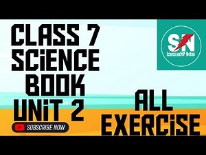 class 7 science book unit 2 # exercise # English Medium # unit 2 # exercise #