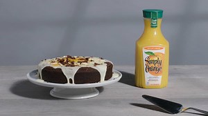 This dessert is luxurious, but don’t be fooled: Simply Orange Chocolate Cake is surprisingly simple to make. http://bit.ly/2bCAoGz | Simply Beverages