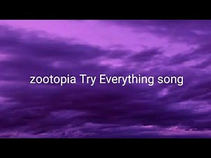 Zootopia - Try Everything (lyrics,Shakira)