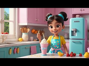 Mix-a-Milkshake, Yum Yum Yum! | Fun Nursery Rhyme for Kids | Sing-Along Milkshake Song