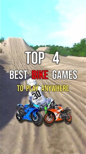 Top 4 Next-Gen Bike Games with INSANE Physics! 🤯 #shorts #gaming