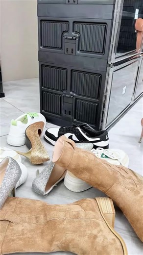 Maximize Space with Stylish Foldable Shoe Organizers