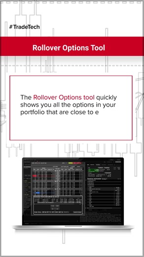 Manage Portfolio Expirations with Rollover Options Tool