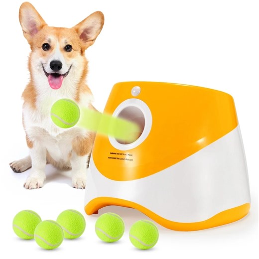 Automatic Ball Launcher for Dogs - Indoor Dog Ball Thrower - Etsy UK