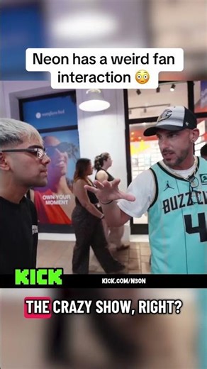 neon weird fan interaction