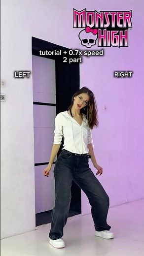 TUTORIAL - Monster High 2 part dance cover #monsterhigh #dancetrend #dancecover #tutorial #fyp