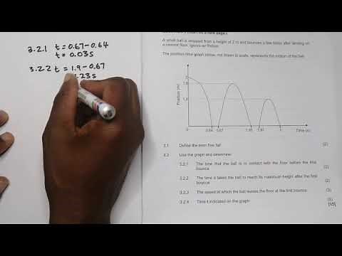 Physics | Position-Time Graph | DBE November 2020