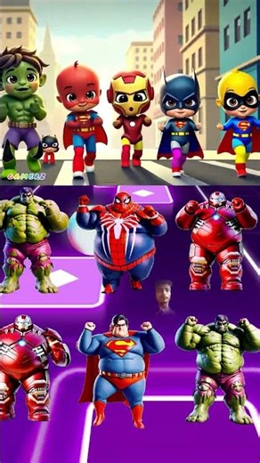 _Spiderman🆚Minions Batman🆚Minion Hulk 🆚 Spiderman Venom Transform to Monster_coffindance.