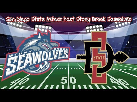 San Diego State Aztecs host Stony Brook Seawolves live college football with CSN🏈