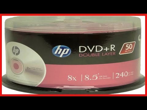 HP DVD+R Double Layer 8X 8 5GB 240min Video