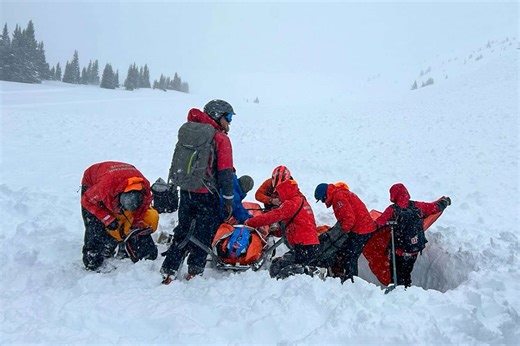 Colorado Snowmobile Rider Rescued After Getting 'Fully Buried' by Avalanche — See the Video