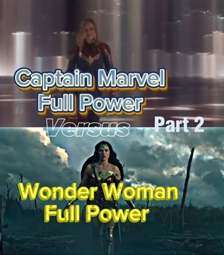 Captain Marvel VS Wonder Woman who will win comment and Like #wonderwoman #captainmarvel #fyp #viral #1v1