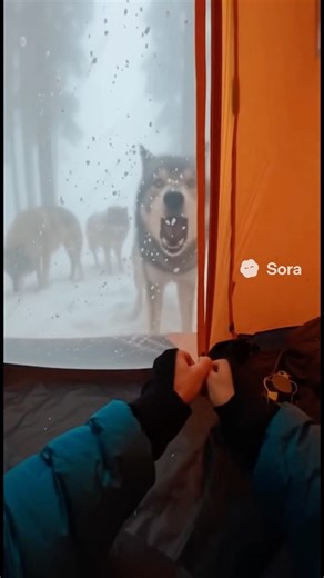 Wolves Visit a Tourist in the Mountains 2025