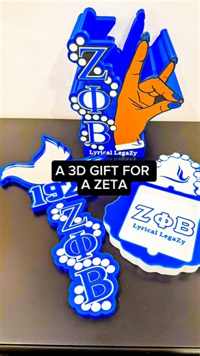 A special 3D-printed gift made just for a Zeta! 💙 Congratulations, Lyrical LegaZy! ✨ Custom Pencil Holder ✨ Custom Notepad ✨ Custom Mirror All designed and printed with love from my 3D printer! Thanks Tevia #3dprinting #3dprinter #zetaphibeta #d9 | PPG Academy
