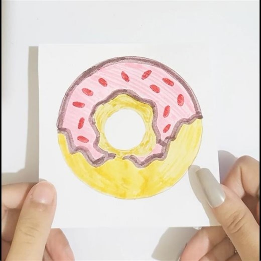 Donut doodle😛💗 #art #donut #drawing #beginners