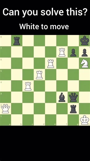 can you solve this? #chess #shorts