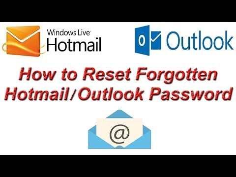 How to Reset Forgot Hotmail / Outlook Password | Forgot Outlook Password