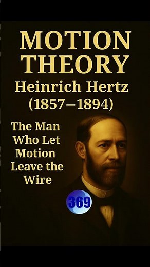 Heinrich Hertz (1857–1894) — The Man Who Let Motion Leave the Wire